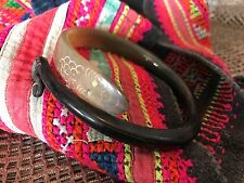 Old Tibetan Black Buffalo Horn Bracelet …beautifully shaped and carved