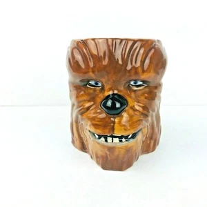 Chewbacca Mug Star Wars Head Brown Coffee Tea Hot Coca Collectible Decor Zak - Picture 1 of 12