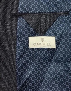 Blazer Oak Hill uomo taglia 3XL 54/56 blu navy 2 bottoni cappotto sportivo elasticizzato - Foto 1 di 10