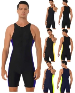 Body uomo one piece costume da bagno dimagrante costume da bagno allenamento costumi da bagno allenamento - Foto 1 di 49