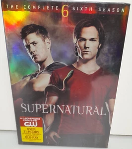 Supernatural Complete Sixth Season Series 6 TV Show DVD Set NEW Jensen Ackles - Picture 1 of 5