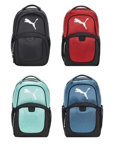 Puma Challenger Water Resistant Backpack, 1379569 Choice of Black/Blue/Red/Green - Picture 1 of 43