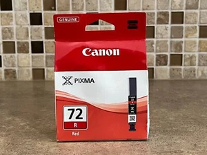 GENUINE CANON PGI-72R RED INK CARTRIDGE FOR CANON PIXMA PRO 10 C2-5(2) - Picture 1 of 6