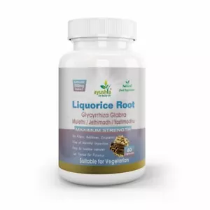 Liquorice Root Capsule For Respiratory Health and Cough - Picture 1 of 15