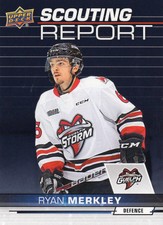 2018/19 Upper Deck CHL Scouting Report (#SR09) - RYAN MERKLEY