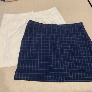 IZOD GOLF TENNIS SKORT SKIRT UNDER SHORTS SIZE 16  2 SKIRTS - Picture 1 of 3