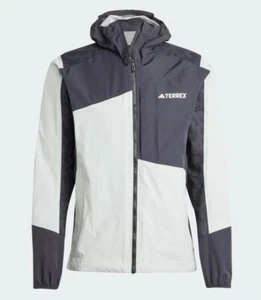 adidas men TERREX Xperior Hybrid Rain Jacket Size Small - Picture 1 of 4