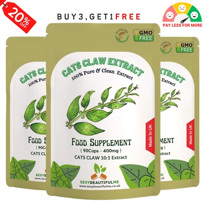 SBM Katzenkralle 4000mg Kapseln - Vegan, unterstützt Immunität & Muskelentspannung