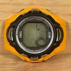 Timex 1440 Sports Men's Gray Digital Dail Yellow Case Quartz Wristwatch For Part