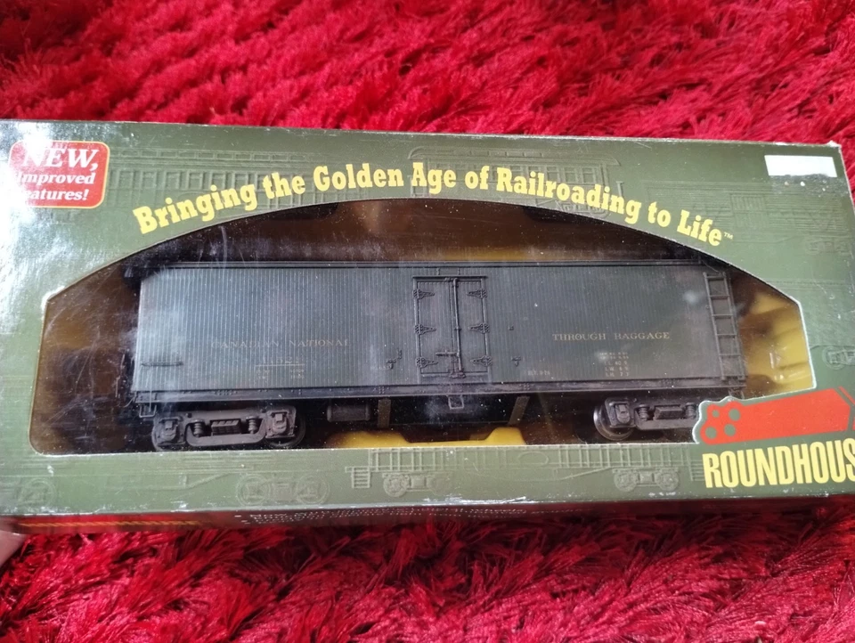 Caja de coche de leche de madera escala HO Roundhouse 84643 Canadian National FREIGHT TRAIN 40' Foto 1 de 4