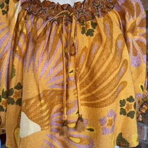 Farm Rio Anthropologie Größe PP Blumendruck Damen Cropped - Bild 1 von 12