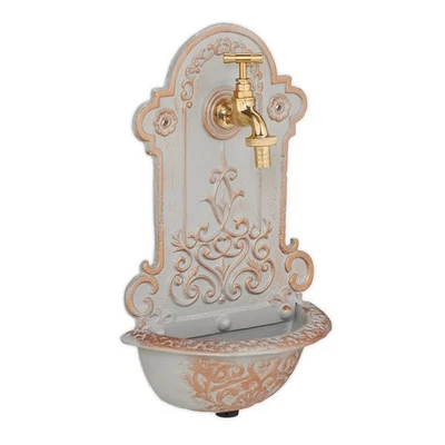 Wall mounted fountain sink fountain cast iron fountain garden fountain outdoor sink - Image 1 of 4