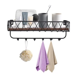 Wall Mounted Storage Shelves,Easy to Mount Wall Wooden Floating Shelf for Bed... - Picture 1 of 9