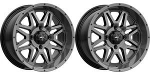 (2 Pack) 4/137 MSA M26 Vibe Wheel   For KAWASAKI BAYOU 400 4X4 1993-1999 - Picture 1 of 4