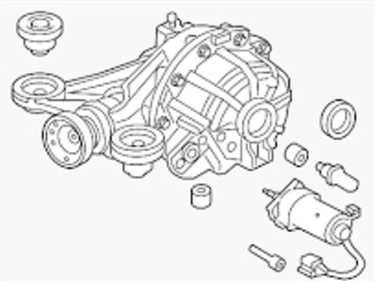 REAR DIFFERENTIAL CARRIER ASSEMBLY 2010-2013 JAGUAR XJ Foto 1 de 4