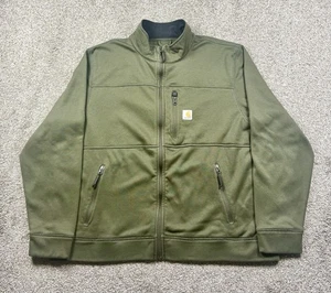 Chaqueta Carhartt Workman Cremallera Completa Para Hombre Talla 2XL Verde Musgo 101742-316 - Imagen 1 de 8