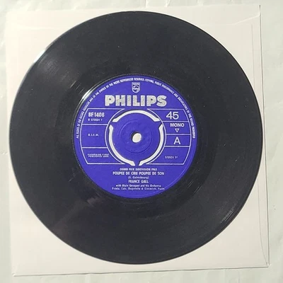 France Gall ~ Poupee De Cire Poupee De Son/ Le Couer Qui Jazze ~ Philips 45 - Image 1 of 4