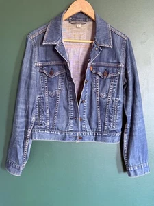 Levi’s Denim Orange Tag Trucker Jacket Size M - Picture 1 of 11
