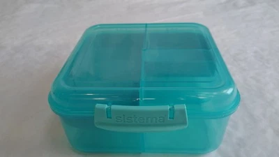 Sistema Bento Box To Go Lunch With Yoghurt/Fruit Pot 1.25 L Teal Foto 1 de 4