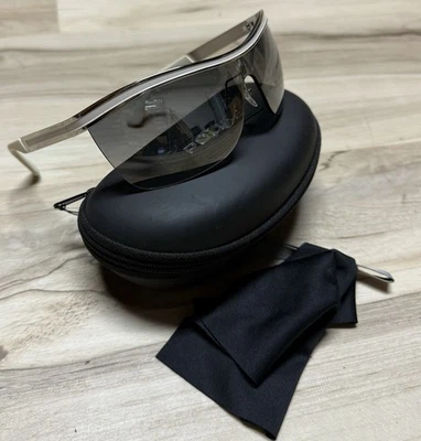 Auténticas gafas de sol Police S2934 envolventes de media montura degradadas unisex usadas Foto 1 de 4