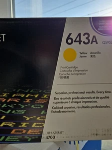 Kaseta z żółtym tonerem HP 643A Q5952A do LaserJet 4700 - Zdjęcie 1 z 1