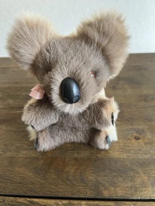 Vintage 70’s Koala Bear Plush w/ Real Kangaroo Fur Australian Stuffed Animal 6” - Picture 1 of 10