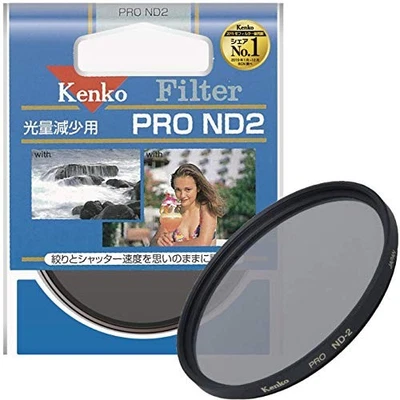 KENKO ND Filter Pro ND2 52mm for light quantity adjustment 352601 - Image 1 of 4
