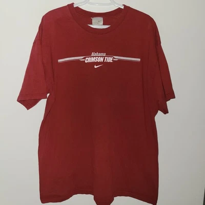 Camiseta vintage Y2K Nike Alabama Crimson Tide NCAA para hombre XL doble cara roja Foto 1 de 4