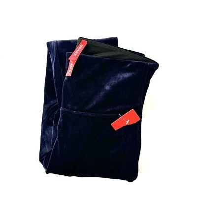 Новые с ценниками новые женские леггинсы Spanx 28 дюймов бархатные готовые к Wow синие темно-синие Lapis XS 00 0 - Изображение 1 из 4