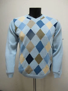 GANT maglione uomo cotone scollo a V 87091 col.CELESTE TG.M estate 2009 - Imagen 1 de 1
