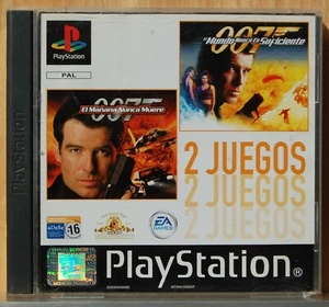007 EL MAÑANA NUNCA MUERE Y MUNDO NUNCA SUFICIENTE - PLAYSTATION 1 - PAL ESPAÑA - Picture 1 of 4
