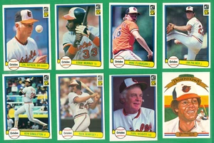1982 Donruss Baltimore Orioles Team Set -1 casi nuevo Weaver Palmer Singleton x2 - Imagen 1 de 3