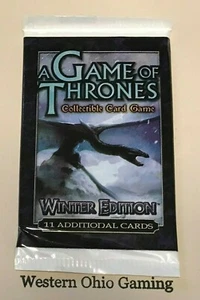 A Game of Thrones CCG Winter Edition Booster Pack NEW GOT TCG - Picture 1 of 1