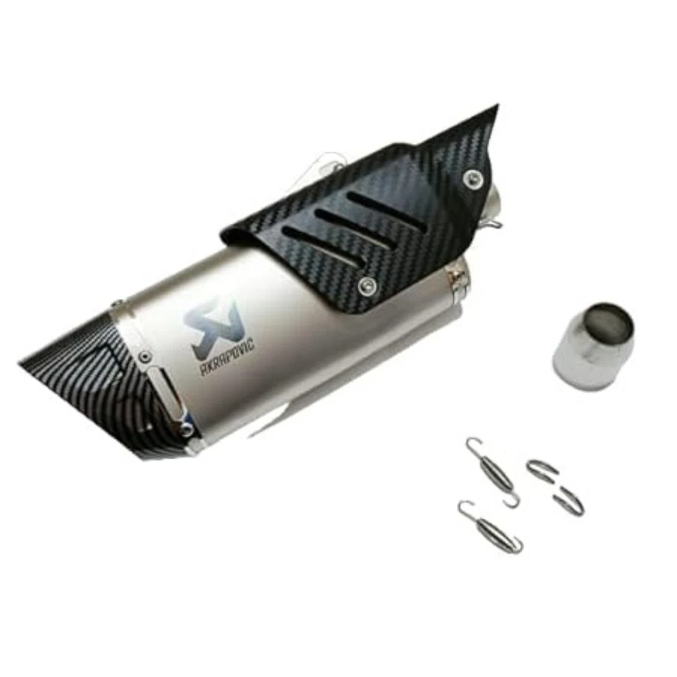 Silenciador deportivo Akrapovic ajuste universal tubo silenciador escape moto Foto 1 de 4