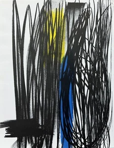 Hans Hartung COMPOSITION 1973 Original Lithograph by XXieme Siecle in Paris - Picture 1 of 8