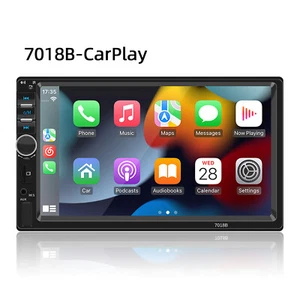 7" For Apple Carplay Android Car Stereo Radio MP5 Player Double 2DIN Bluetooth - Picture 1 of 15