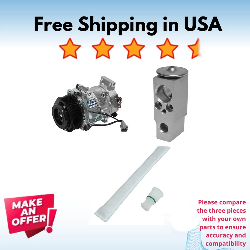 Kit Compresor A/C Fit Toyota Avalon 2005-2012, Toyota Camry 2007-2011 Foto 1 de 4