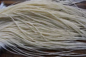 Full or Half Set Sized WHITE Dry Fly Rooster Saddle Feathers Tying - Picture 1 of 1