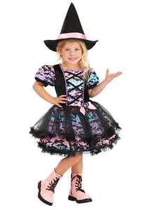Girl's Pastel Tutu Toddler Witch Costume - Picture 1 of 1