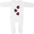 'Ladybirds' Baby Romper Jumpsuits / Sleep suits (SS024764)