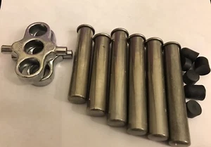 Lote de 8 cubos centrífugos IEC con anillos de trunnion - Imagen 1 de 1