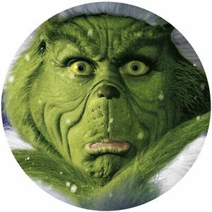 Tortenaufleger Geburtstag Party Tortenbild Fondant Oblate Der Grinch P1 - Bild 1 von 1