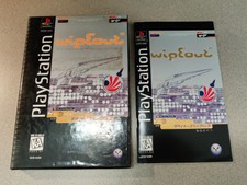WipEout (Sony PlayStation 1, 1996) Long Box *COMPLETE-PLEASE READ*