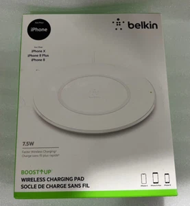 New Original Belkin Boost Up 7.5W Qi Wireless Charging Pad - Picture 1 of 2