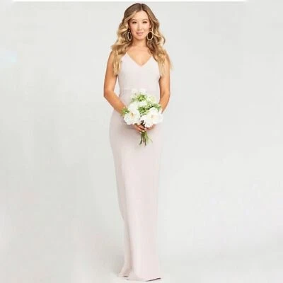 Show Me Your MuMu Morgan Maxi Gown 连衣裙 Show Me The Ring 弹力绉纱大号 — 第 1/4 张图片