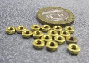 Tornillo de máquina tuercas hexagonales latón, diestro, 3-48 roscas, 300 piezas - Imagen 1 de 17