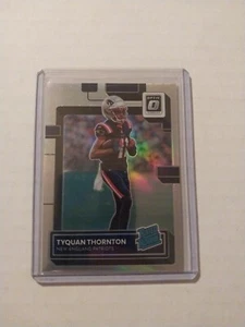 Donruss Optic Silver Holo Prizm Tyquan Thornton 2022 clasificación Rookie RC #222 Pats - Imagen 1 de 2