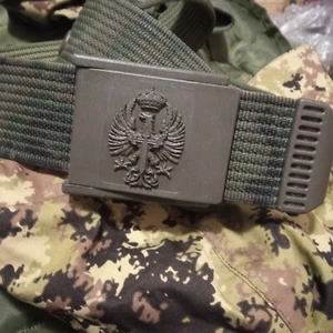 Combat Field Pistol Belt M82 Woodland Cinturone Esercito Spagnolo - Foto 1 di 4