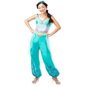 Marvel Womens Size S Jasmine Deluxe Halloween Dress Up Party Outfit Costume - Picture 1 of 4
