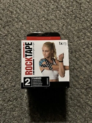 RockTape 84370 Black Athletic Tapes & Wraps, 2" x 16.4' (5cm x 5m) - Image 1 of 4
